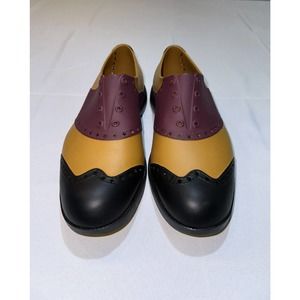 BIION Oxford Wingtips Spikeless Golf Shoes Mens 8 | Womens 10 | EU 41.5 NWOT